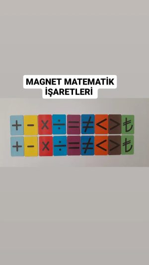 miknatisli matematik isaretleri materyalsandigim.com